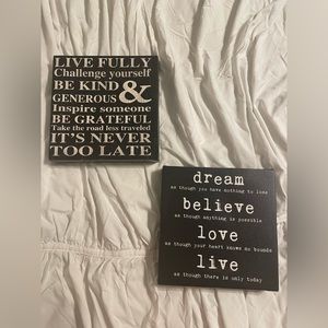 Home decor signs